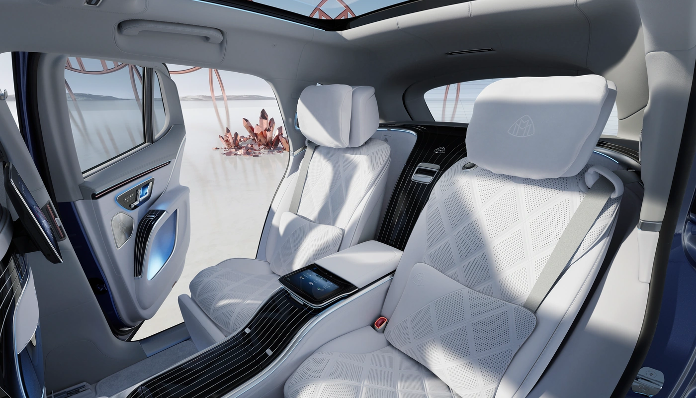 Mercedes Benz Maybach Eqs Suv - Interior Asientos Traseros