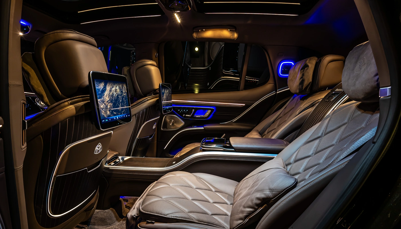 Mercedes Benz Maybach Eqs Suv - Interior Asientos Traseros