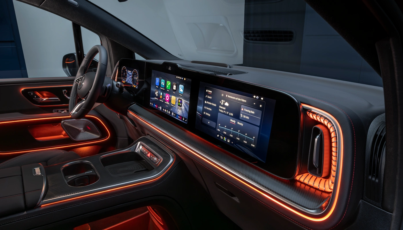 Mercedes Benz Vle - Interior Pantalla Central