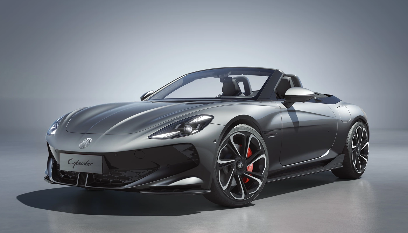 Mg Cyberster - Contexto Estudio Contexto Aparcado Exterior Frontal Izquierda