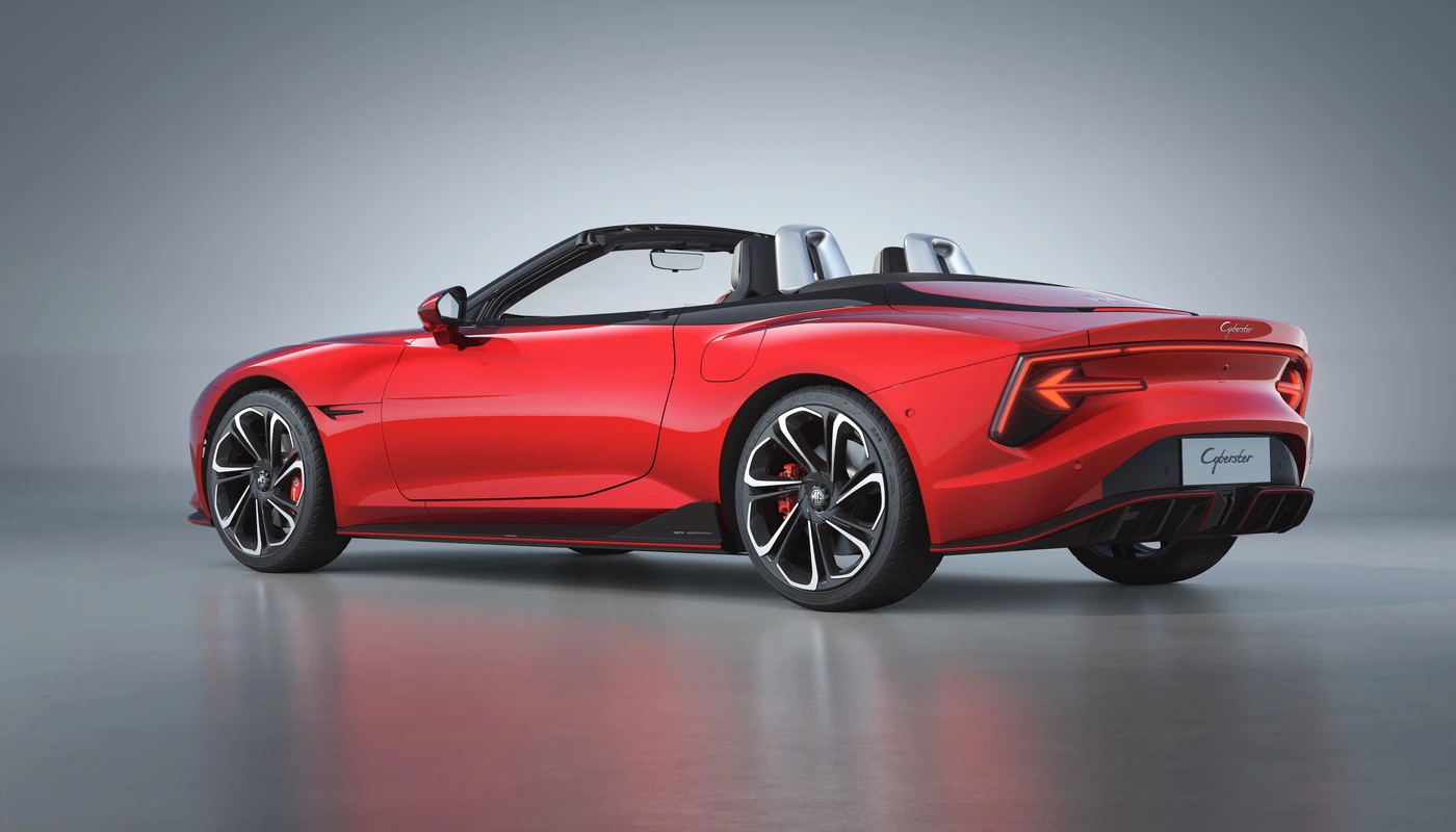 Mg Cyberster - Contexto Estudio Contexto Aparcado Exterior Lateral Izquierda