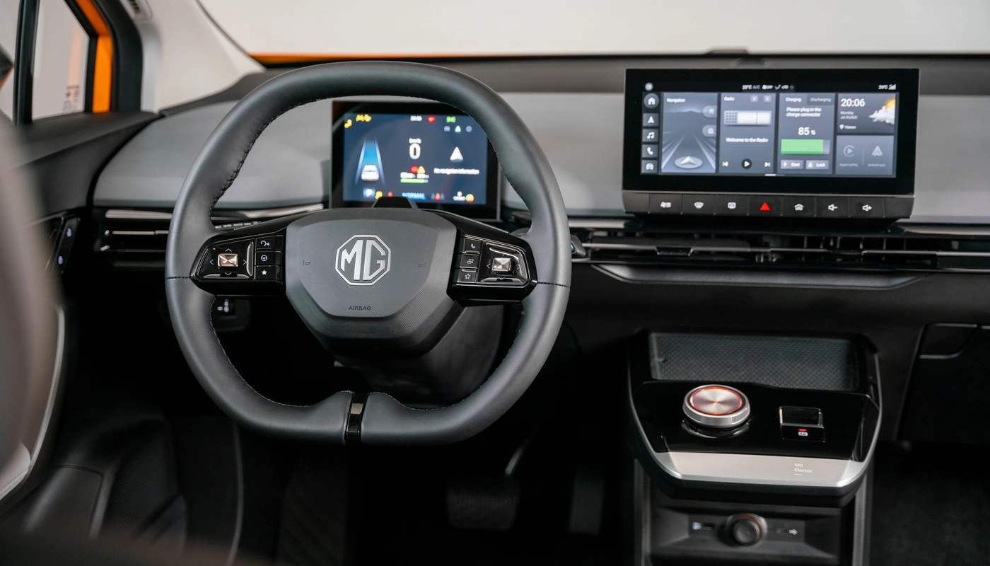 Mg Mg4 Ev - Interior Salpicadero Interior Pantalla Central Interior Volante