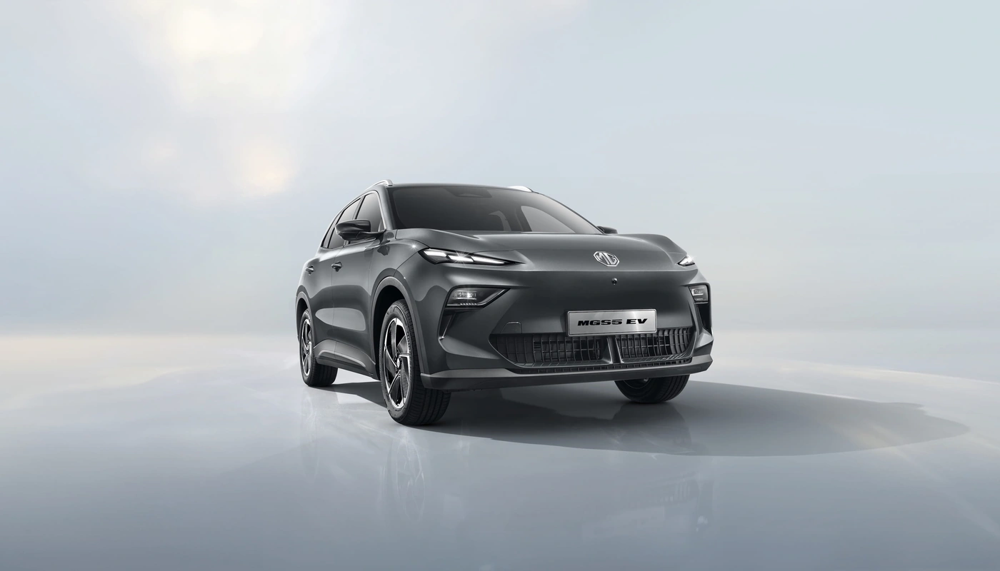 Mg Mgs5 Ev - Contexto Estudio Contexto Aparcado Exterior Frontal Derecha