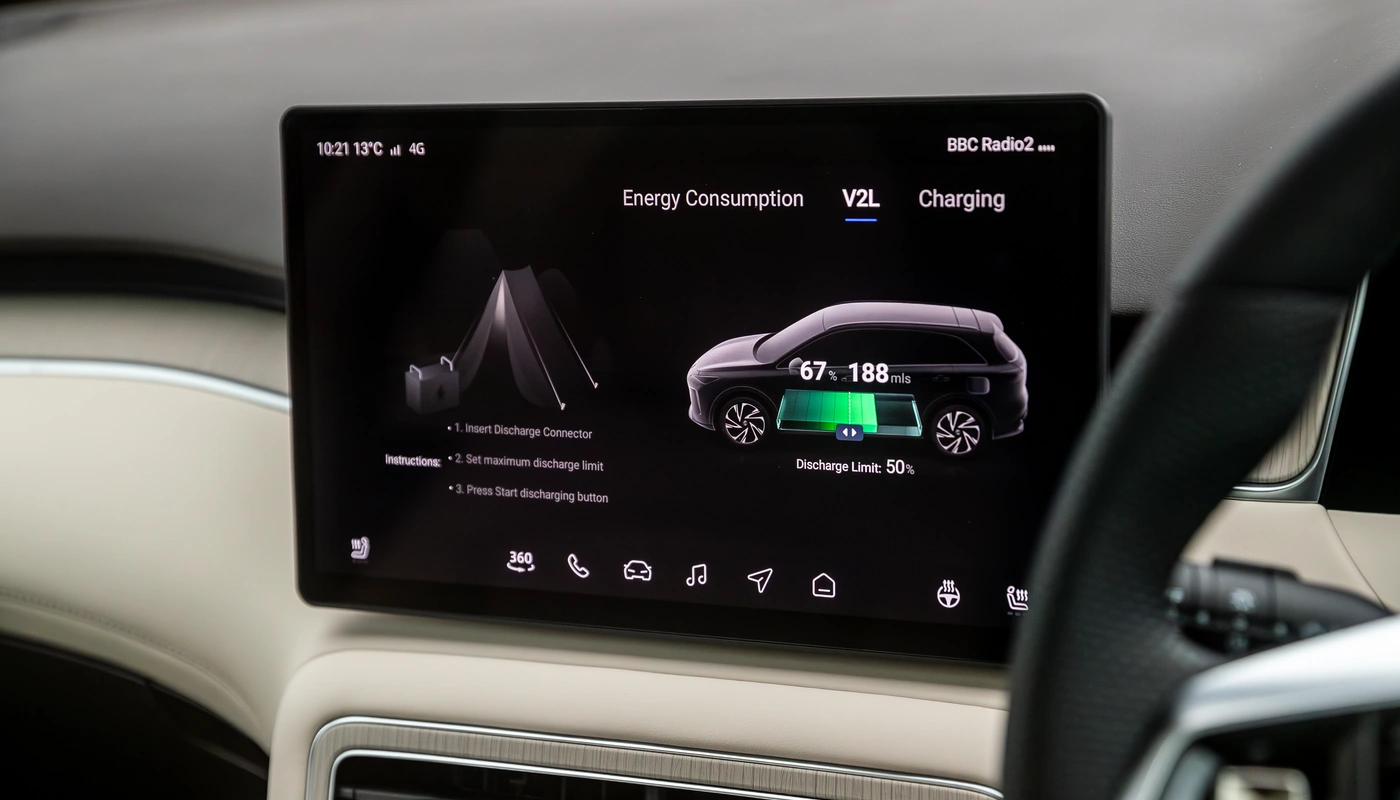 Mg Mgs6 Ev - Interior Pantalla Central