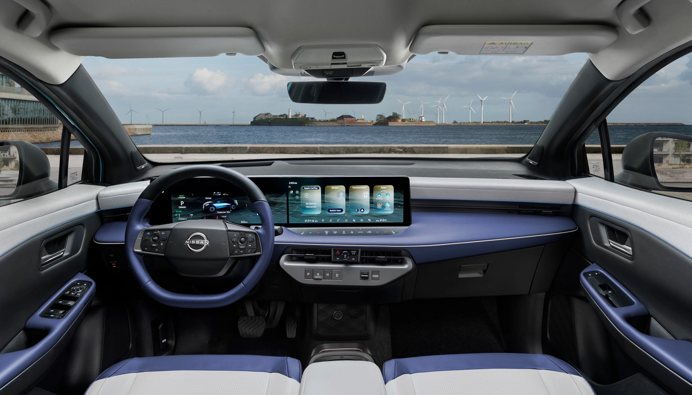 Nissan Leaf - Interior Salpicadero Interior Pantalla Central Interior Volante