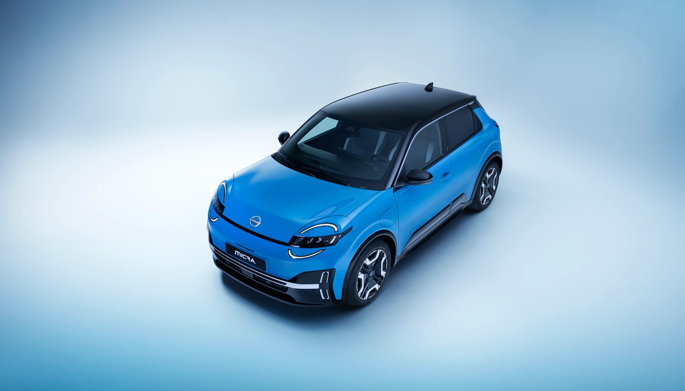 Nissan Micra - Contexto Estudio Contexto Aparcado Exterior Frontal Izquierda Exterior Superior