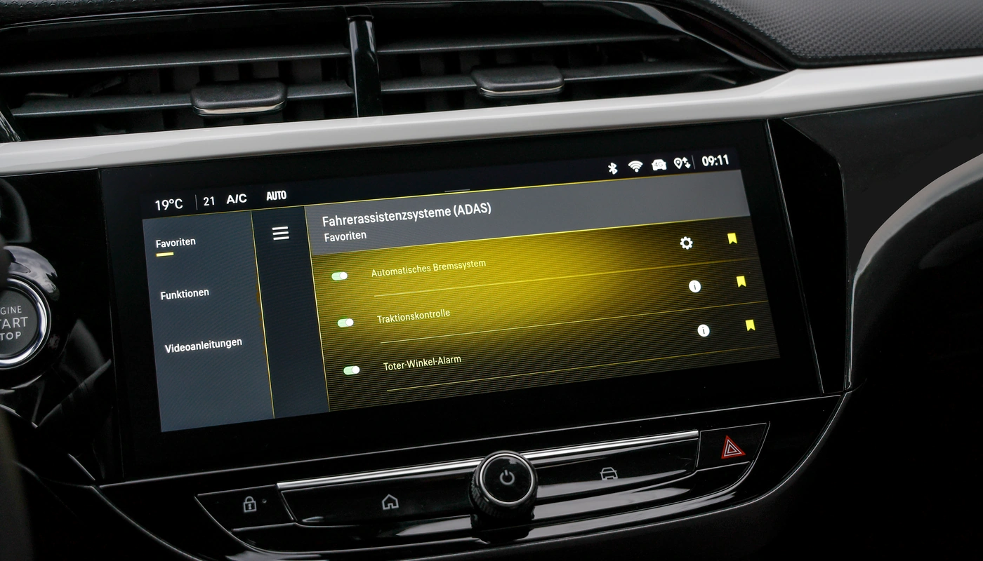 Opel Corsa - Interior Pantalla Central