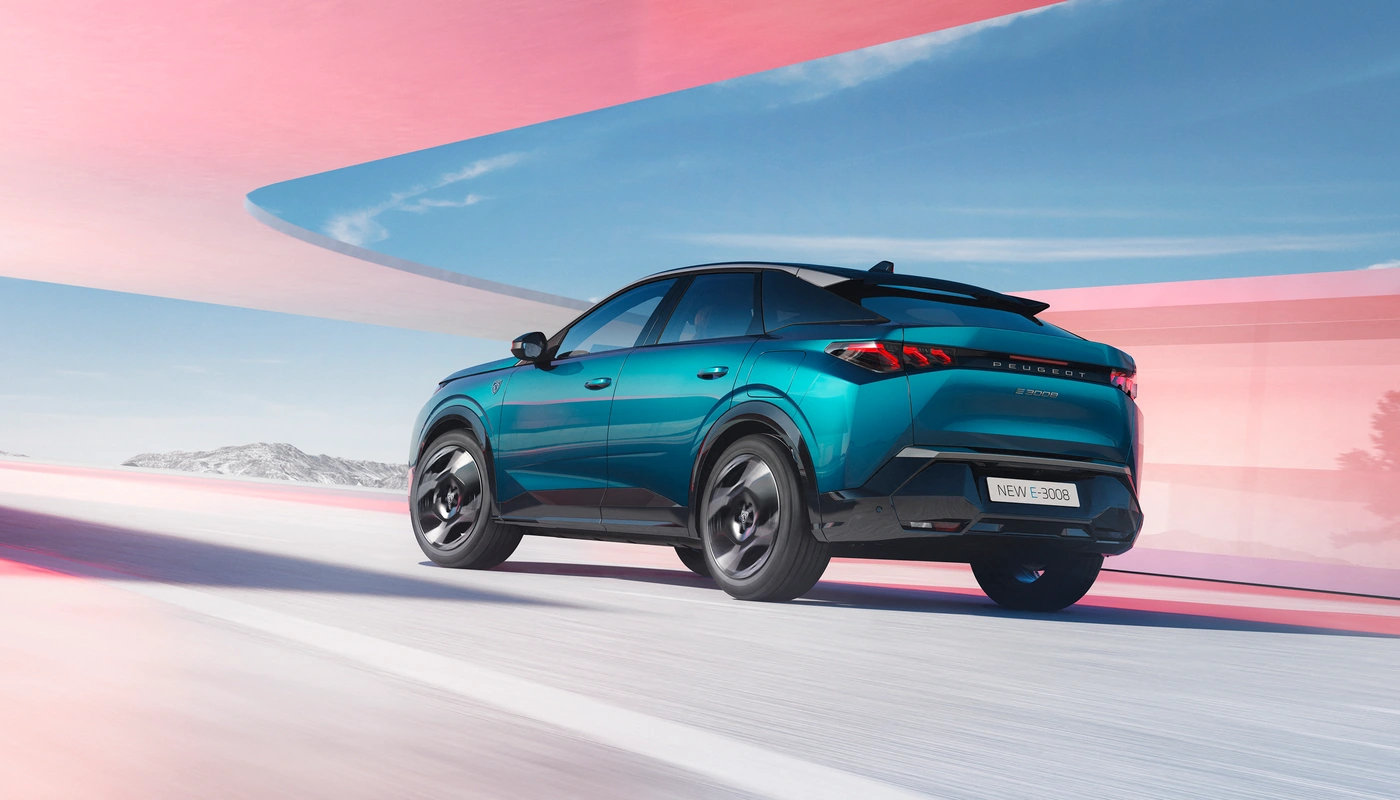 Peugeot E 3008 - Contexto Estudio Contexto Aparcado Exterior Lateral Izquierda