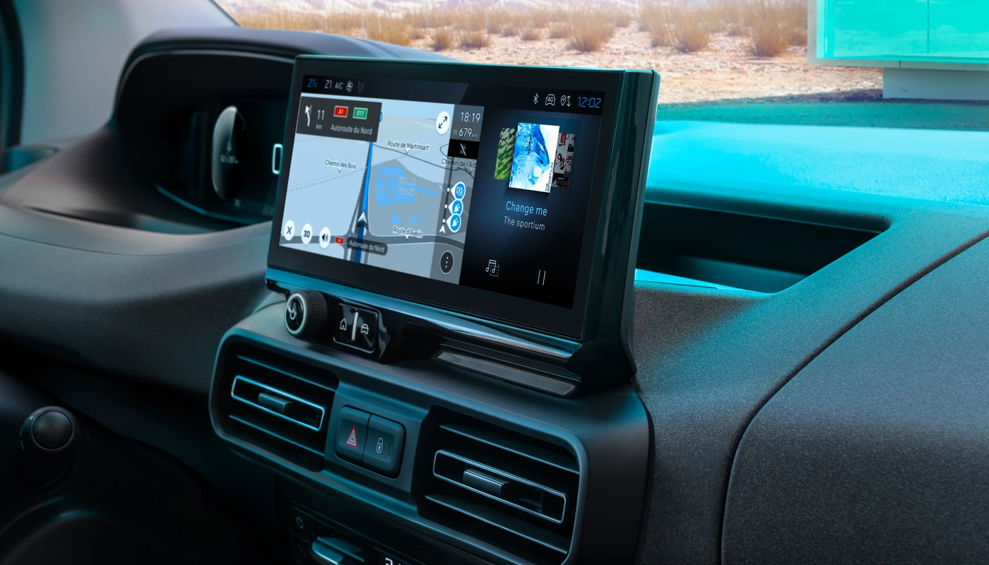 Peugeot E Rifter - Interior Pantalla Central