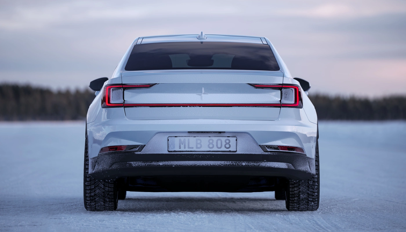 Polestar 2 - Contexto Entorno Real Contexto Aparcado Exterior Trasera