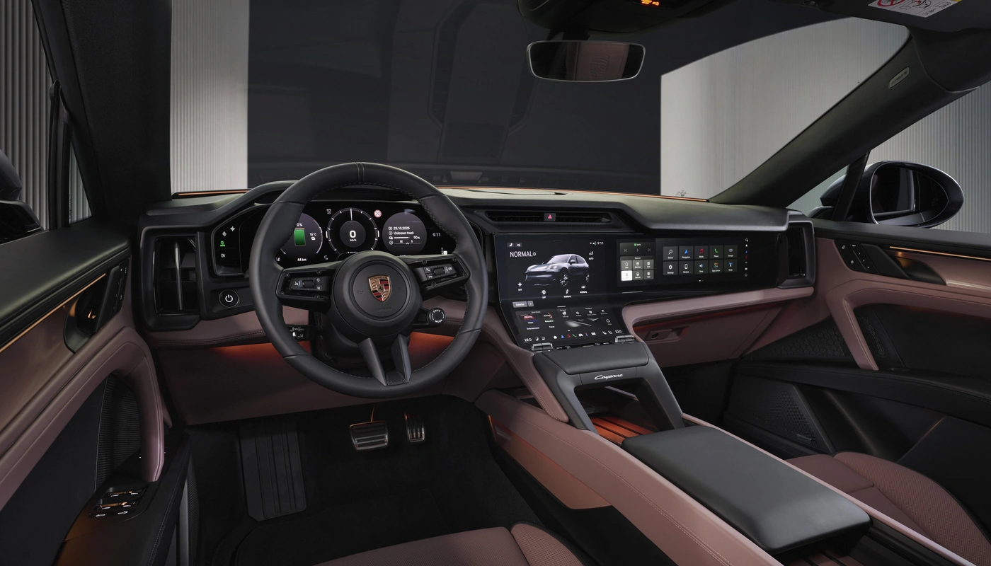 Porsche Cayenne - Interior Pantalla Central Interior Volante