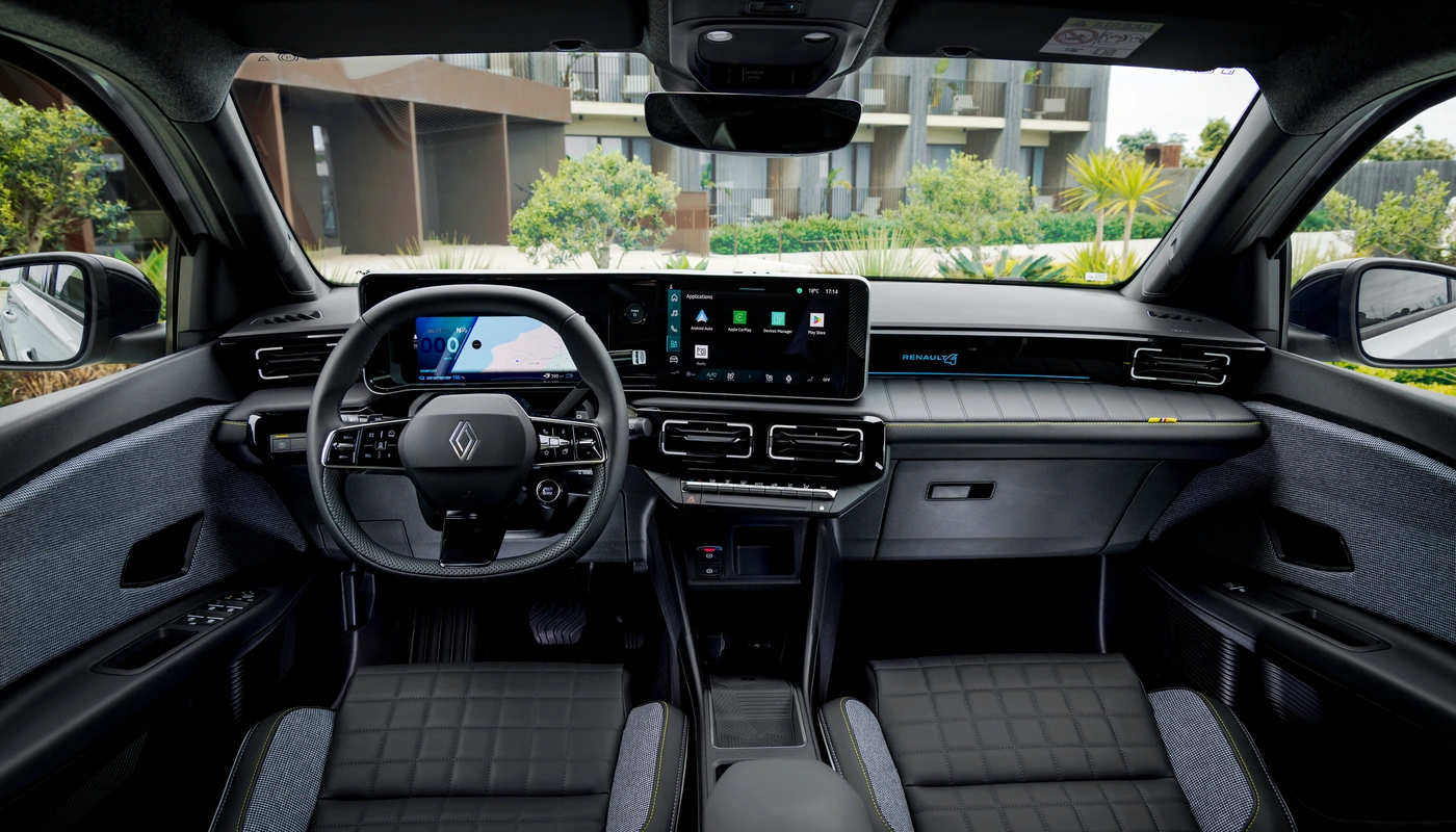 Renault 4 - Interior Salpicadero Interior Pantalla Central Interior Volante