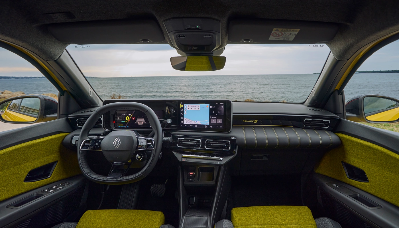 Renault 5 - Interior Salpicadero Interior Pantalla Central Interior Volante