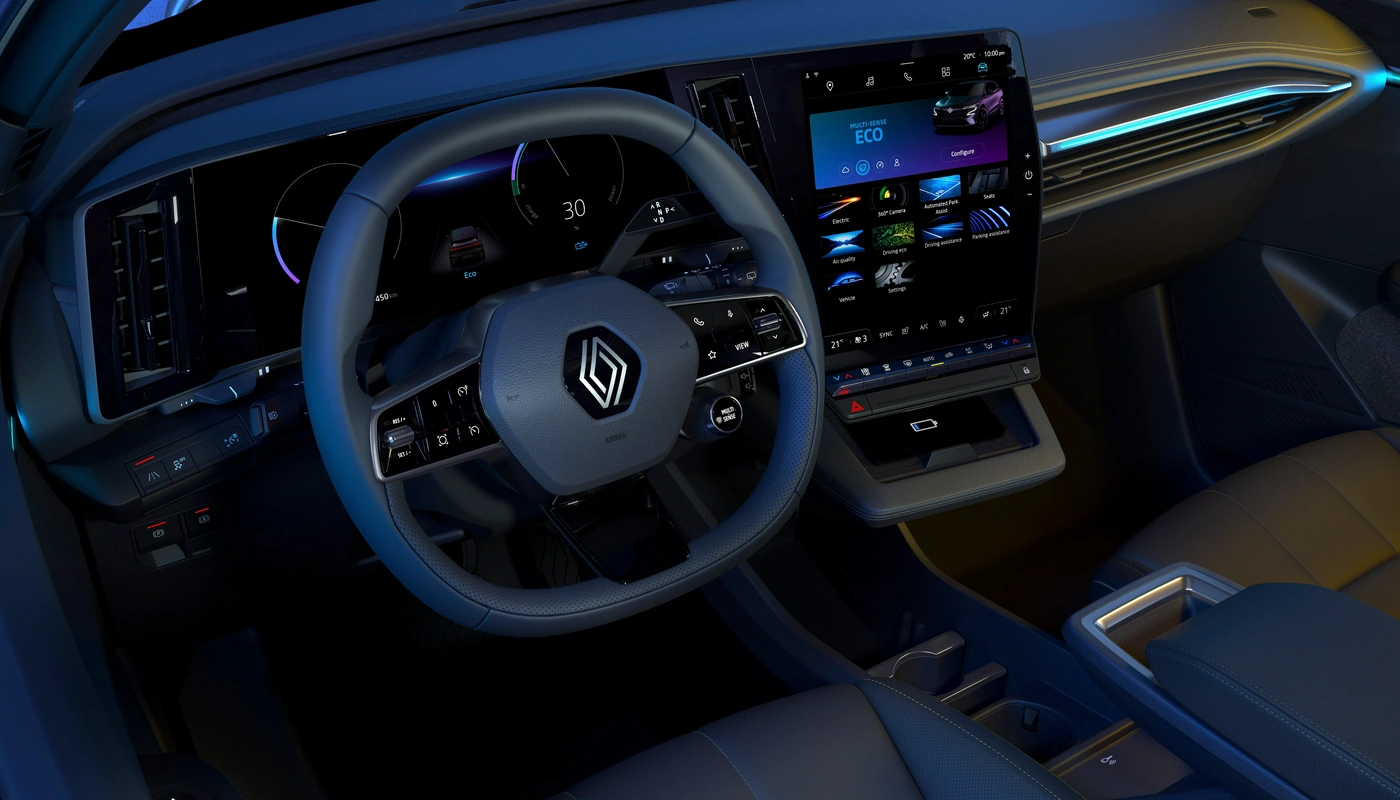 Renault Megane - Interior Salpicadero Interior Pantalla Central Interior Volante