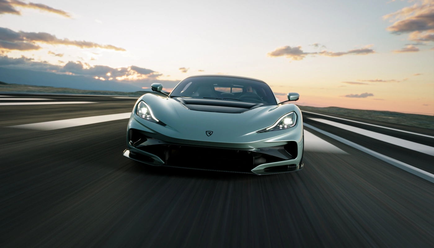 Rimac Nevera R - Contexto Entorno Real Contexto Conduciendo Exterior Frontal