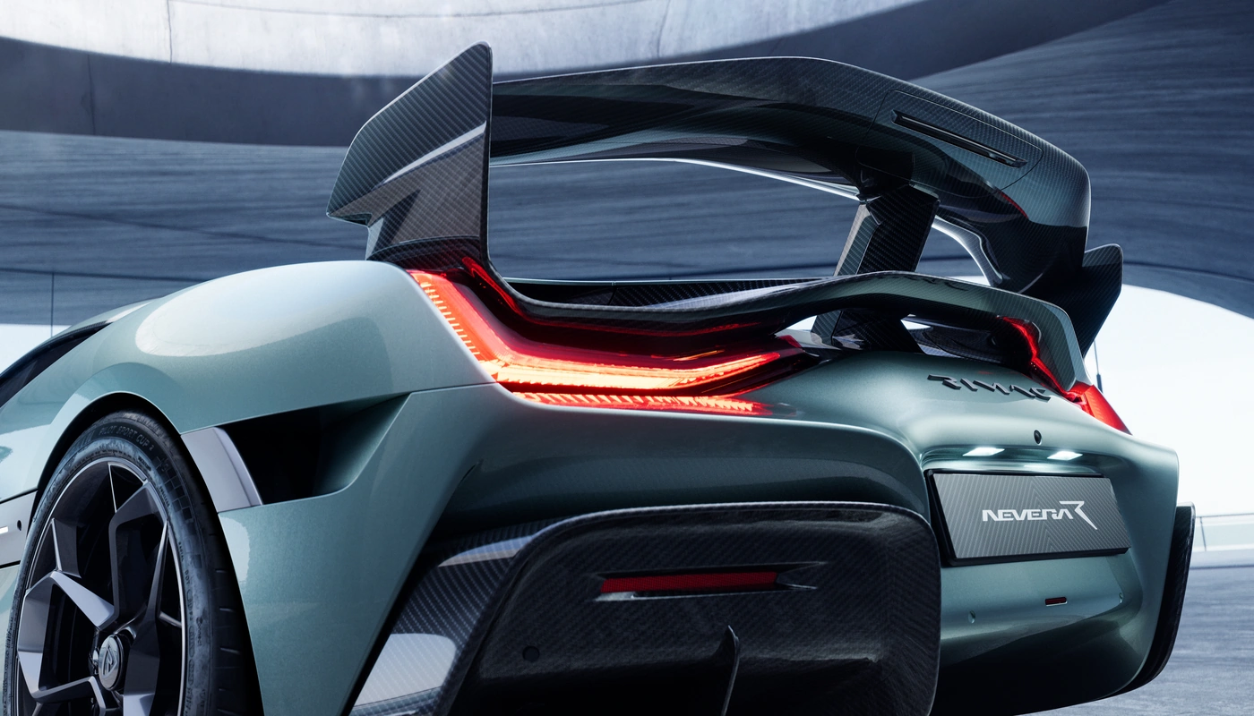 Rimac Nevera R - Exterior Trasera Exterior Detalle