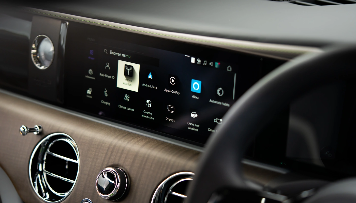 Rolls Royce Spectre - Interior Pantalla Central