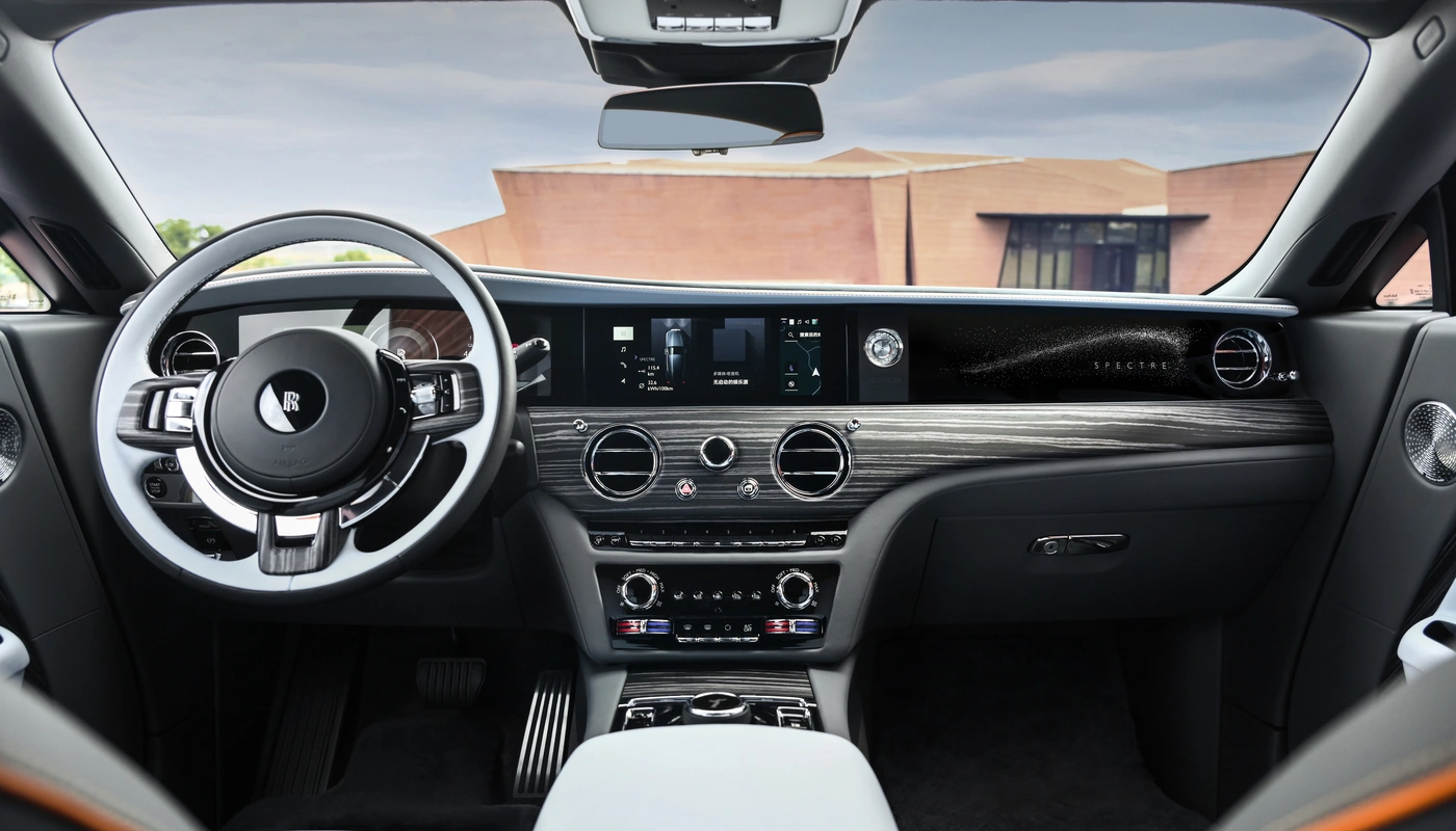 Rolls Royce Spectre - Interior Salpicadero Interior Pantalla Central Interior Volante