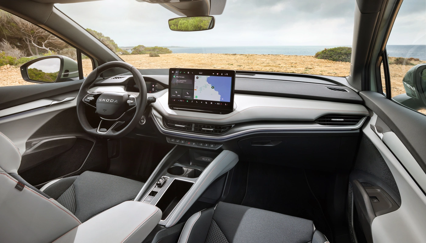 Skoda Elroq - Interior Salpicadero Interior Pantalla Central Interior Volante