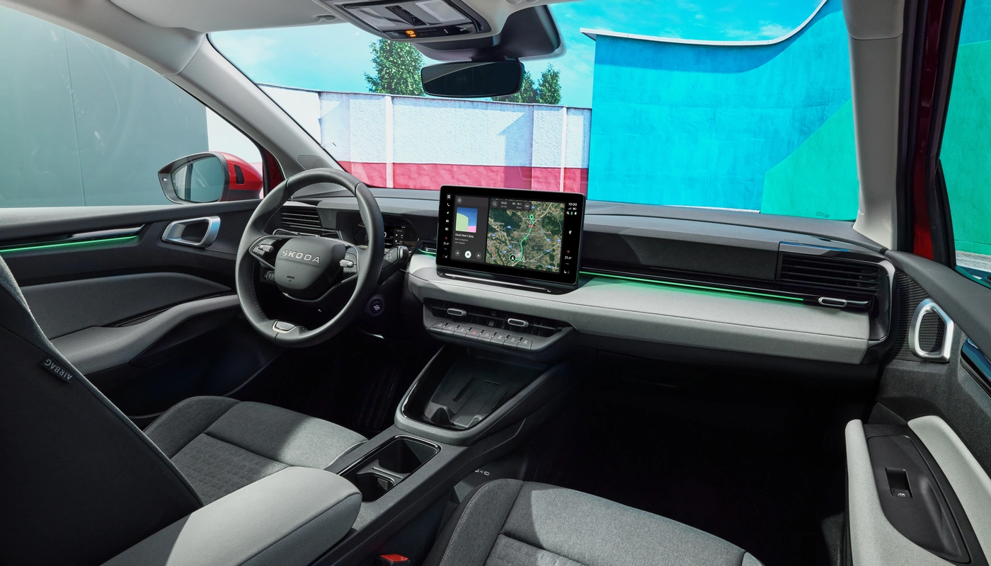 Skoda Epiq - Interior Pantalla Central Interior Detalle
