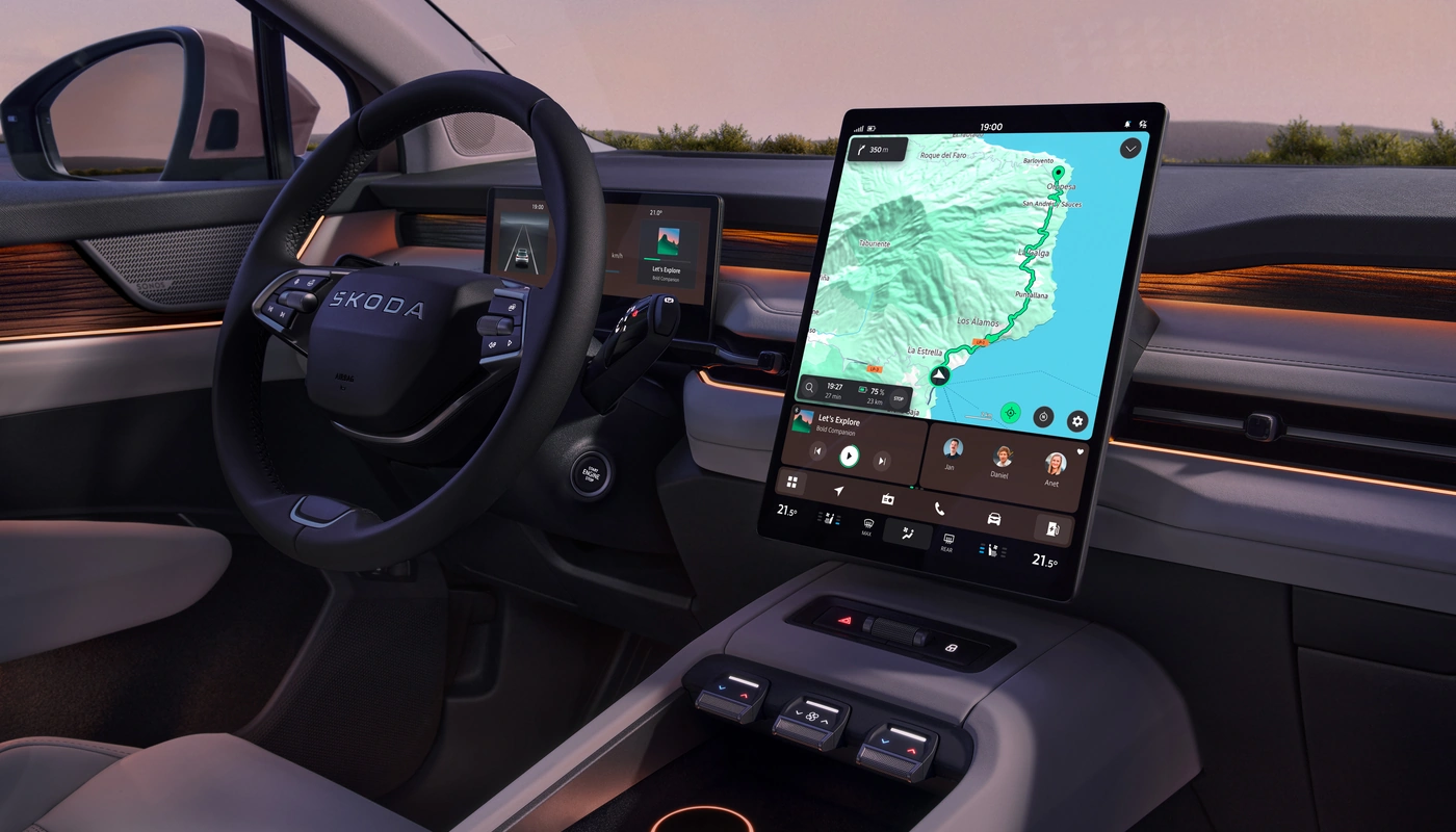 Skoda Peaq - Interior Pantalla Central