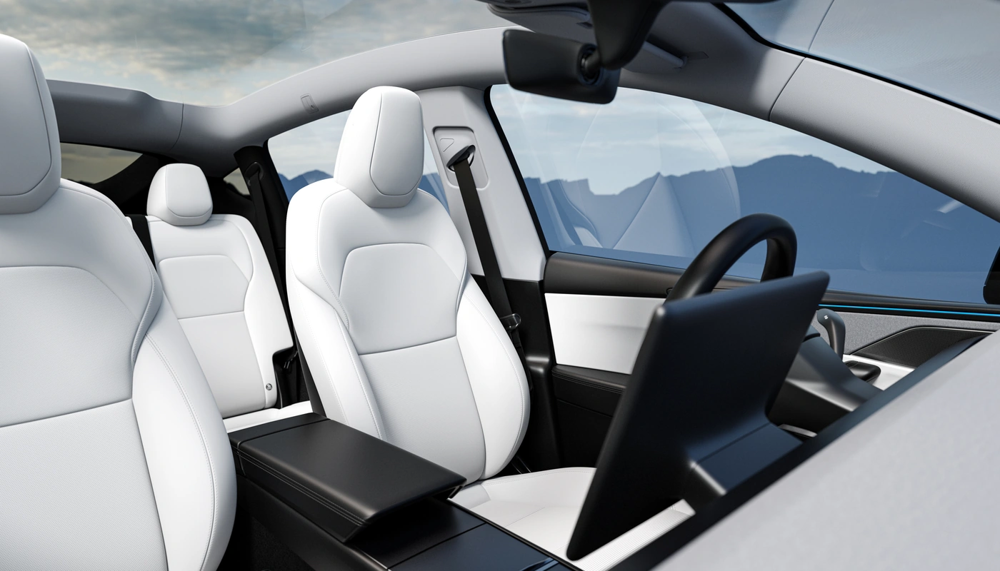 Tesla Model Y - Interior Asientos Delanteros