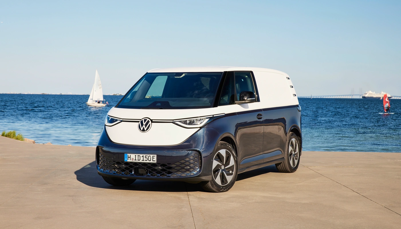 Volkswagen Id Buzz Cargo - Contexto Entorno Real Contexto Aparcado Exterior Frontal Izquierda