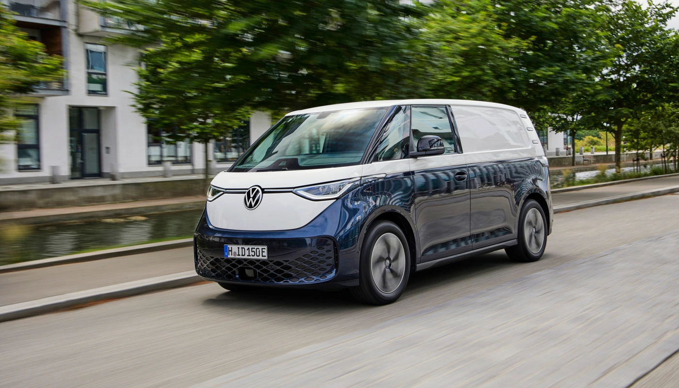 Volkswagen Id Buzz Cargo - Contexto Entorno Real Contexto Conduciendo Exterior Frontal Izquierda