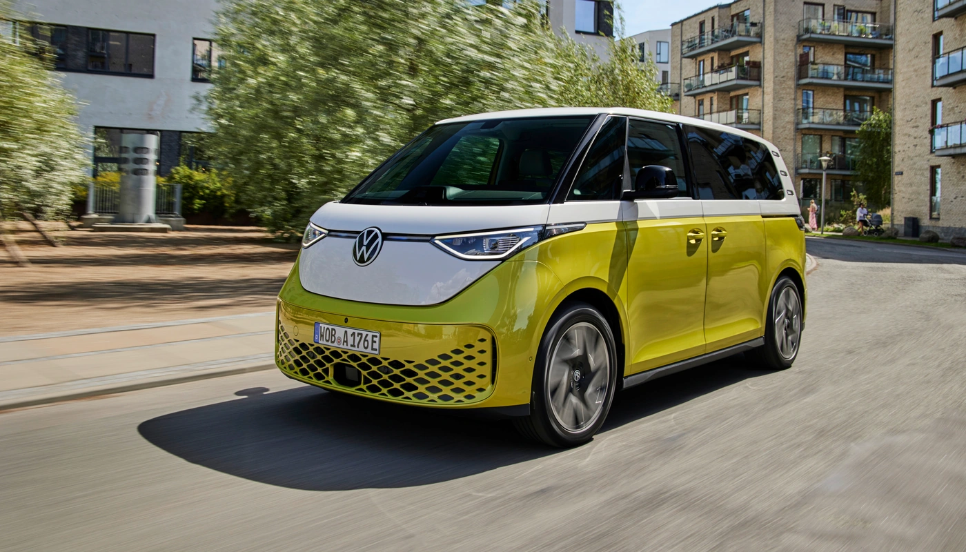 Volkswagen Id Buzz - Contexto Entorno Real Contexto Conduciendo Exterior Frontal Izquierda