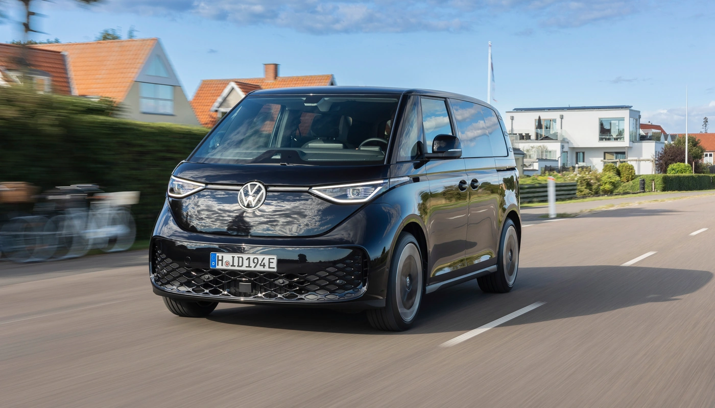 Volkswagen Id Buzz - Contexto Entorno Real Contexto Conduciendo Exterior Frontal Izquierda