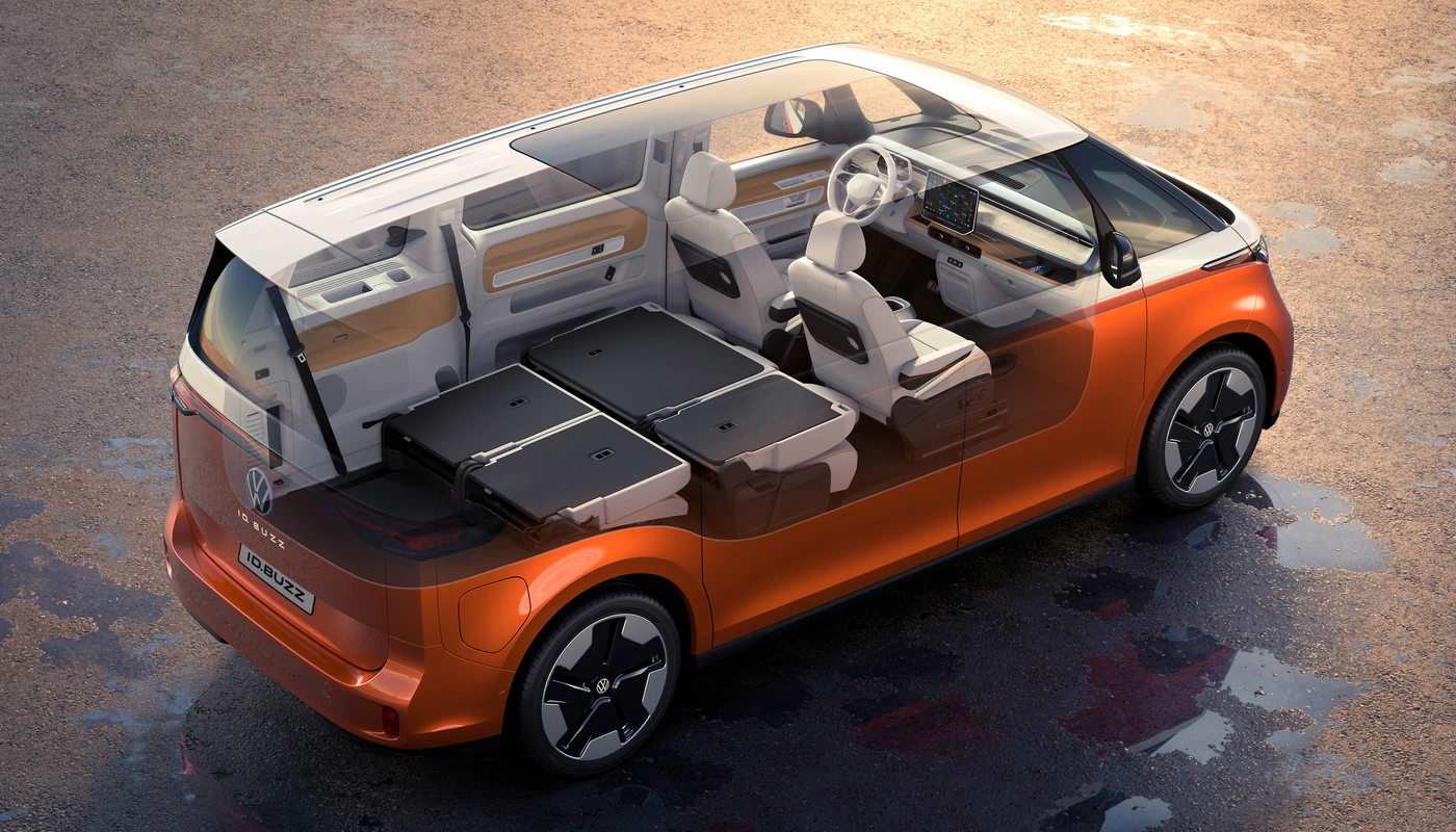 Volkswagen Id Buzz Larga - Interior Detalle Almacenamiento Maletero