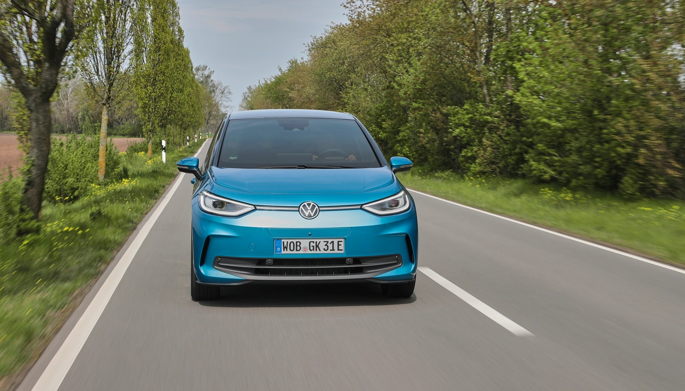 Volkswagen Id3 - Contexto Entorno Real Contexto Conduciendo Exterior Frontal