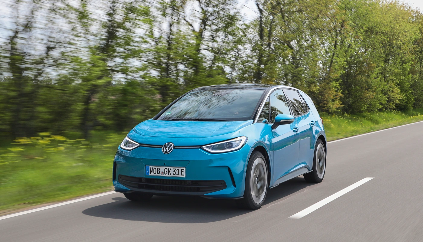 Volkswagen Id3 - Contexto Entorno Real Contexto Conduciendo Exterior Frontal Izquierda