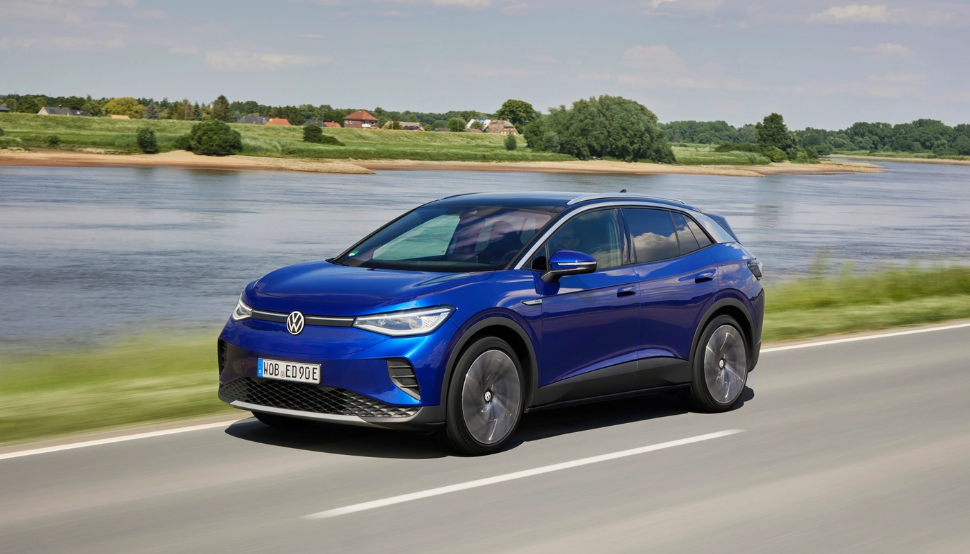 Volkswagen Id4 - Contexto Entorno Real Contexto Conduciendo Exterior Frontal Izquierda