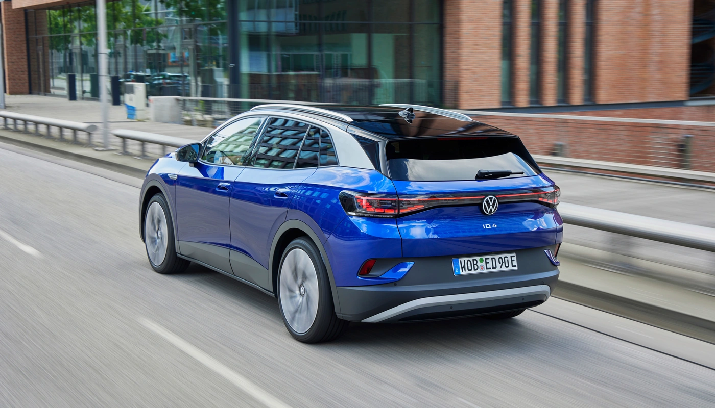 Volkswagen Id4 - Contexto Entorno Real Contexto Conduciendo Exterior Trasera Derecha