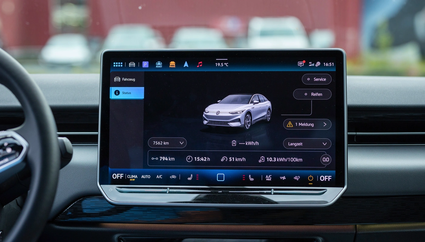 Volkswagen Id7 - Interior Pantalla Central
