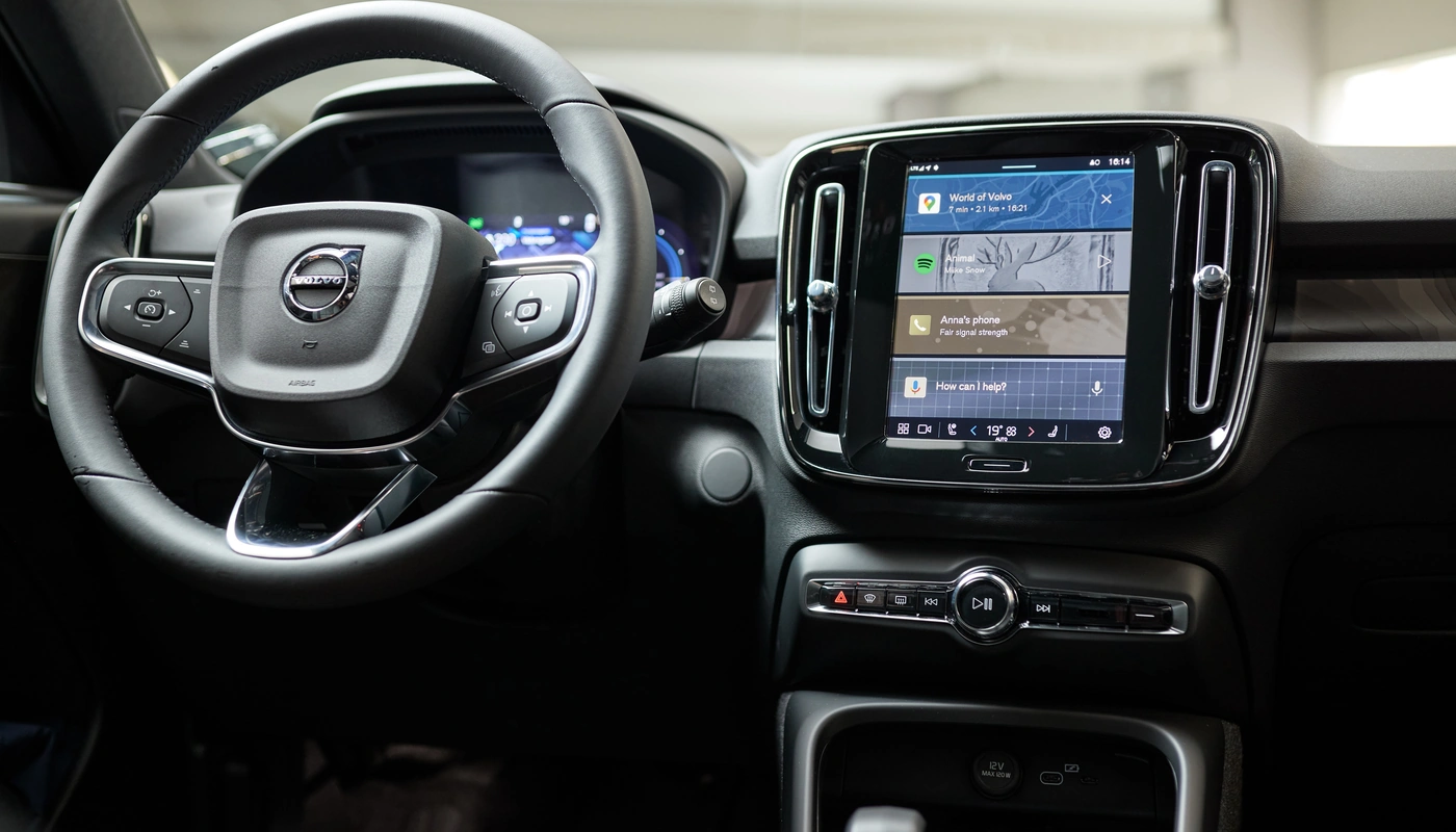 Volvo Ex40 - Interior Pantalla Central Interior Volante