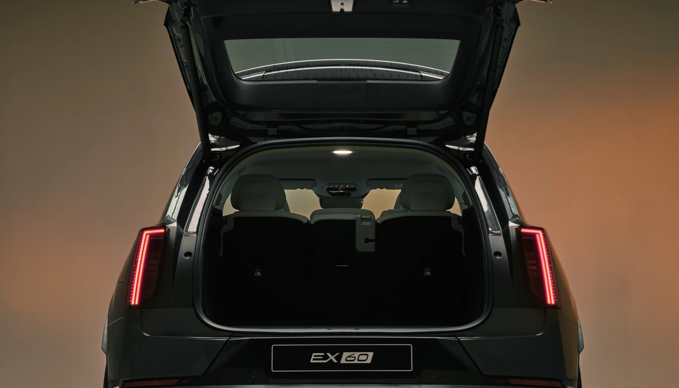 Volvo Ex60 - Almacenamiento Maletero