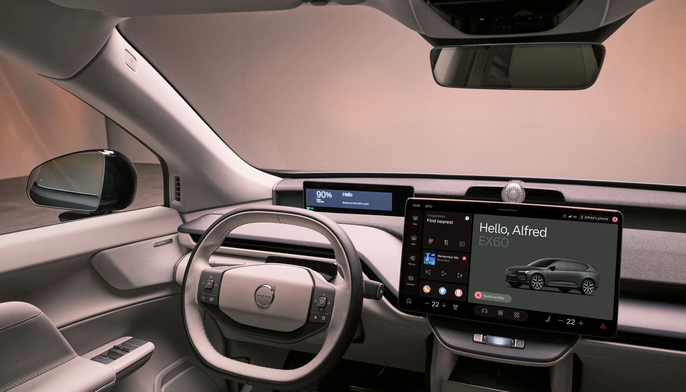 Volvo Ex60 - Interior Salpicadero Interior Pantalla Central