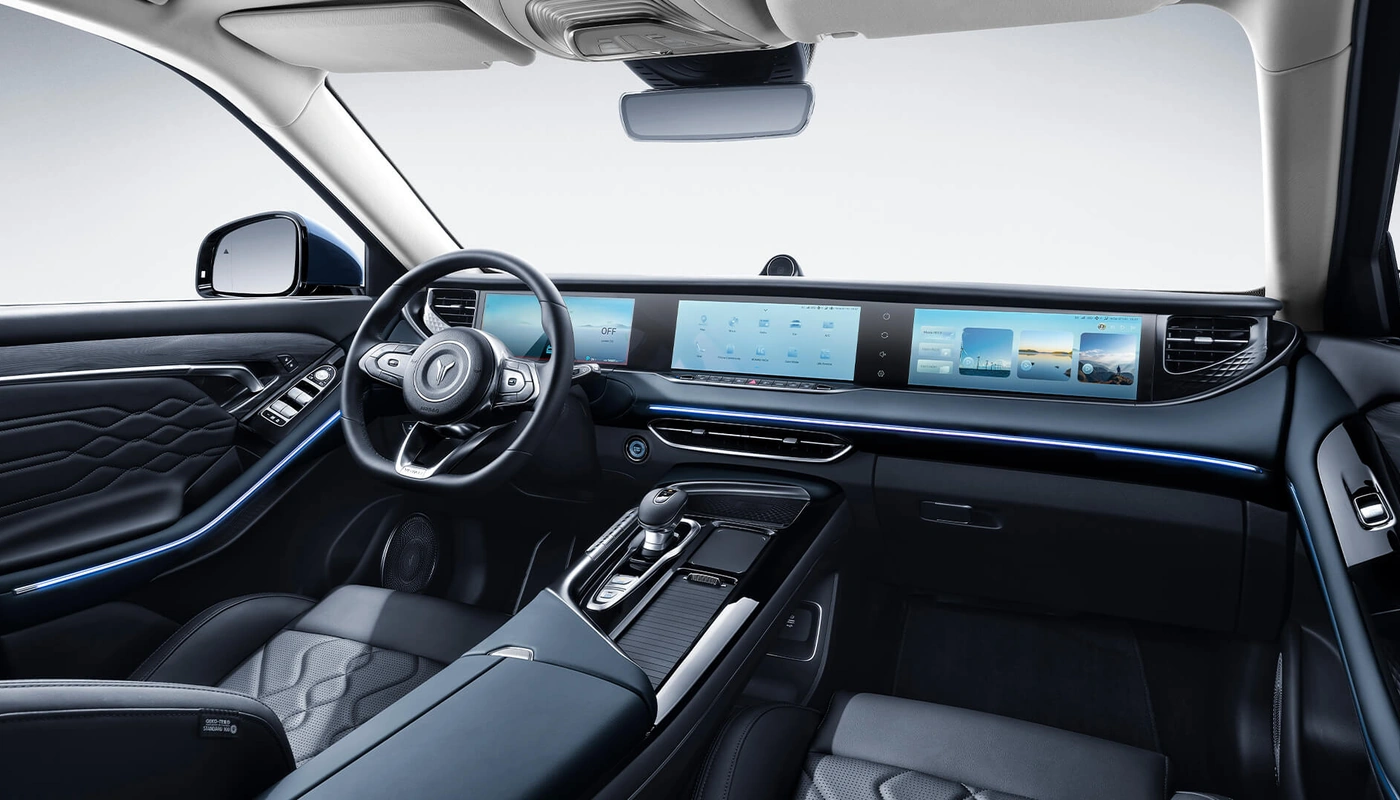 Voyah Free - Interior Salpicadero Interior Pantalla Central Interior Volante