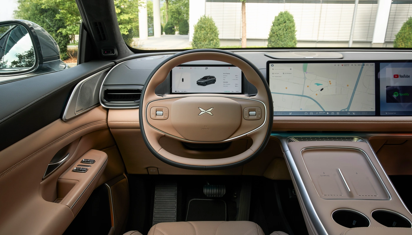 Xpeng G9 - Interior Salpicadero Interior Pantalla Central Interior Volante