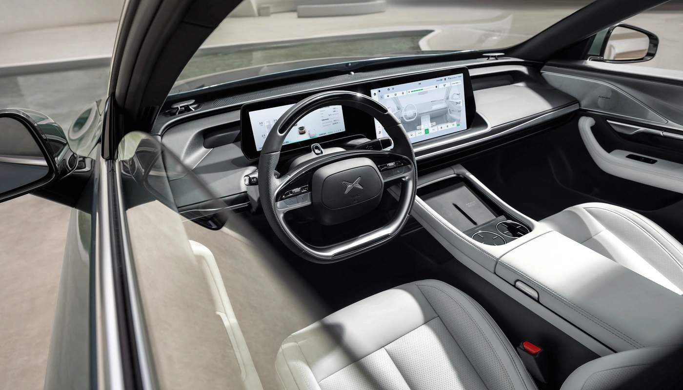 Xpeng P7 - Interior Detalle