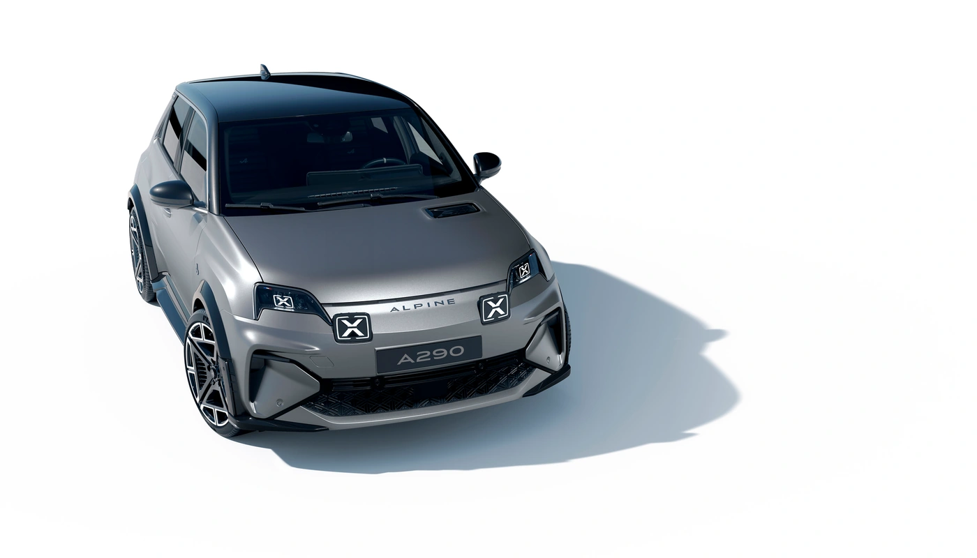 Alpine A290 Gt - Contexto Estudio Recortado Exterior Frontal Derecha