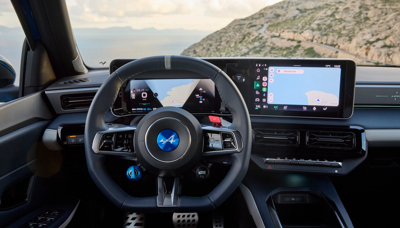 Alpine A290 Gts - Interior Salpicadero Interior Pantalla Central Interior Volante