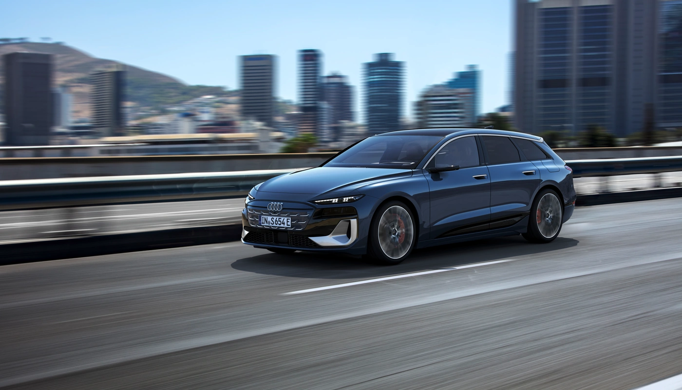 Audi A6 Avant E Tron S6 - Contexto Entorno Real Contexto Conduciendo Exterior Frontal Izquierda