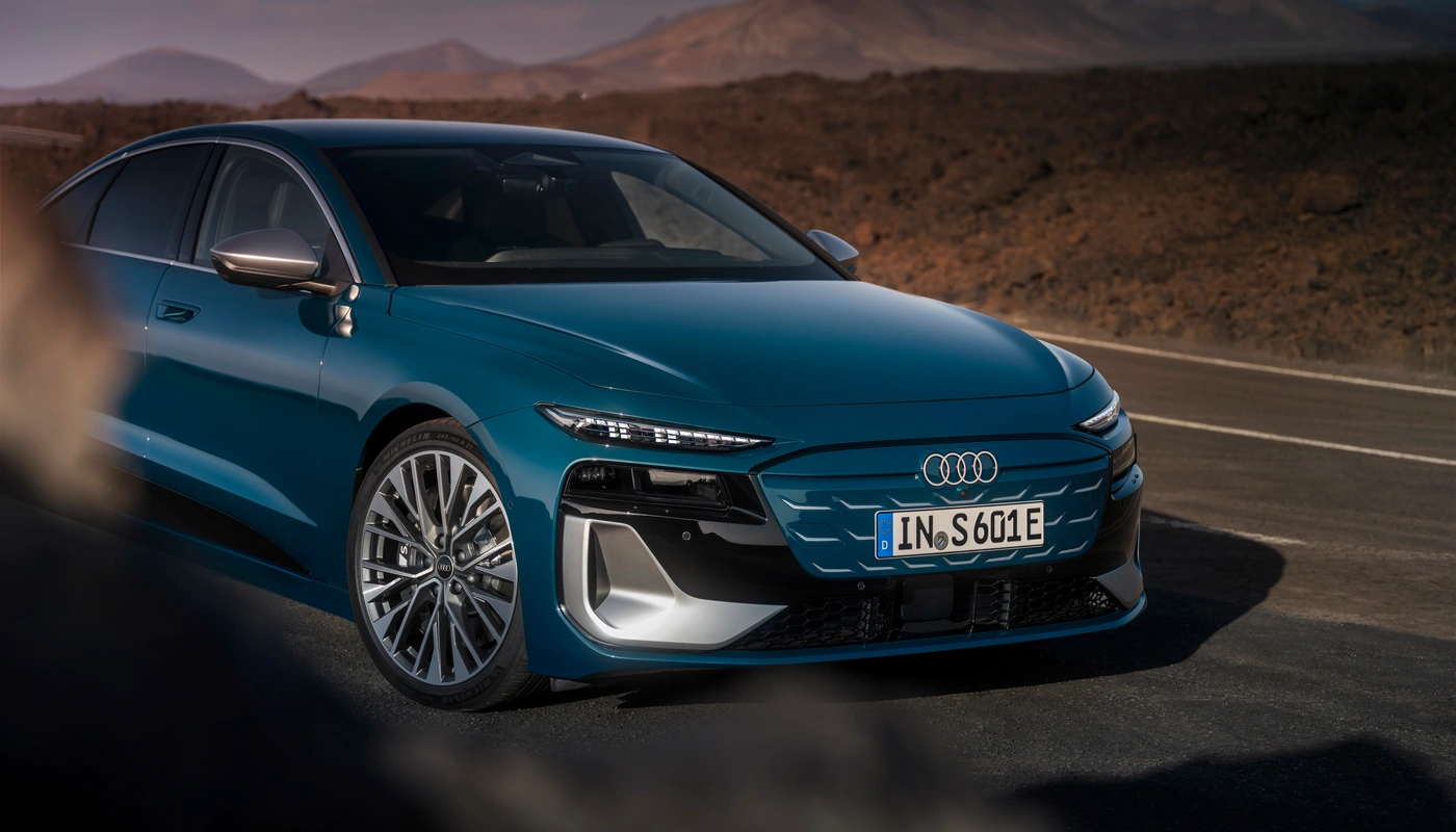 Audi A6 Sportback E Tron S6 - Contexto Entorno Real Contexto Aparcado Exterior Frontal Derecha