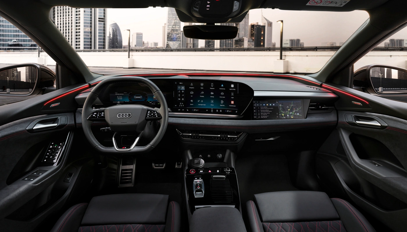 Audi Q6 E Tron Sq6 - Interior Salpicadero Interior Pantalla Central Interior Volante
