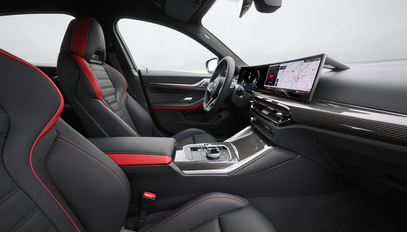 Bmw I4 M60 Xdrive - Interior Salpicadero Interior Pantalla Central Interior Volante Interior Detalle