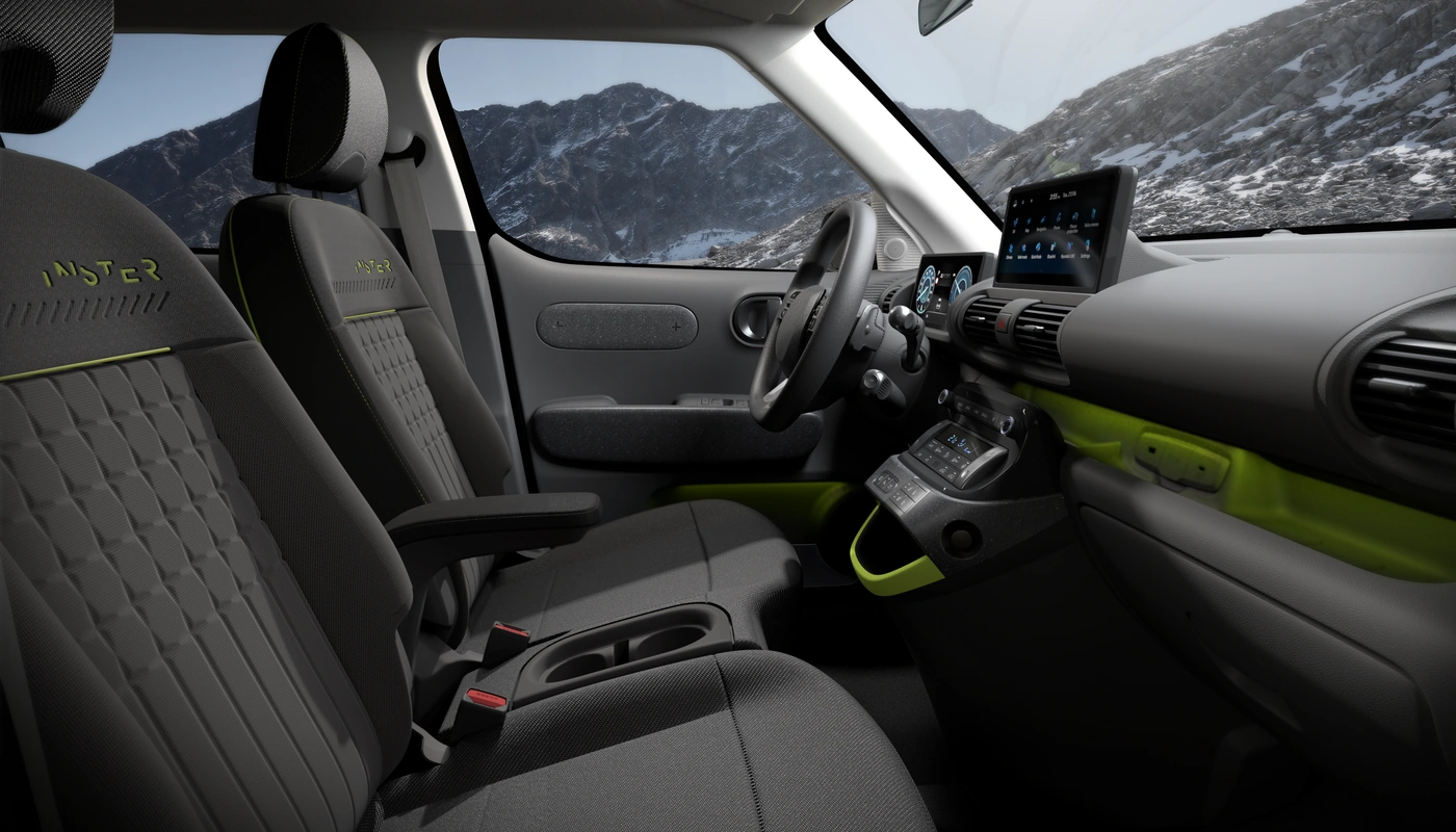 Hyundai Inster Maxx Cross - Interior Asientos Delanteros Interior Pantalla Central Interior Volante