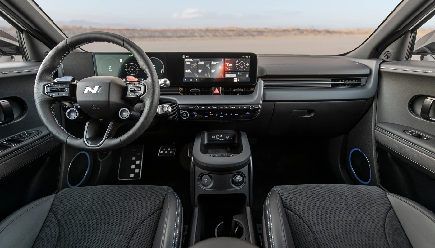Hyundai Ioniq 5 N - Interior Salpicadero Interior Pantalla Central Interior Volante